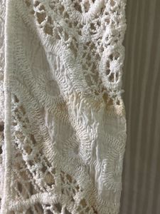 White Crochet Top