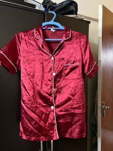 Satin Pajama Set