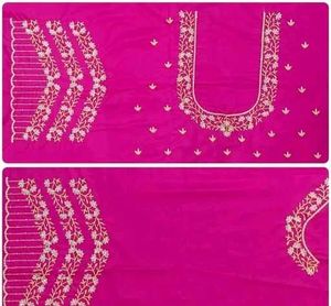 Embroidered Green Blouse piece