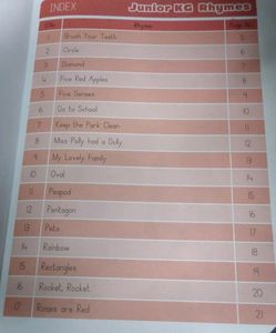 Rhymes Junior Kg