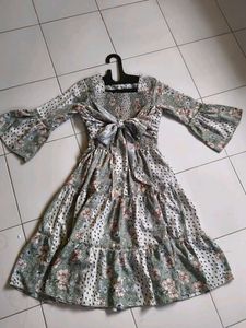 Floral Print Midi Dress