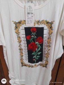 Rose Print T-Shirt