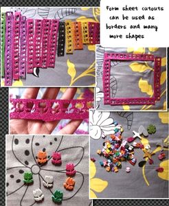 Form Sheet+machine+cutouts Stationary Art Craft