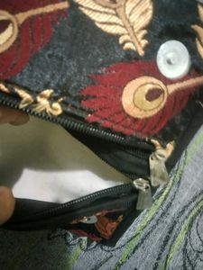 Peacock Feather Clutch