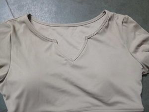 Vaya Sports Top Beige Colour