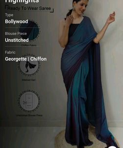 Elegant Ombre Saree