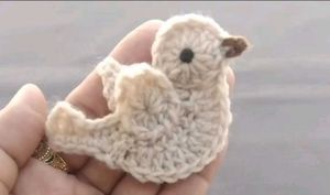 Cute Crochet Birds Keychain And Charms