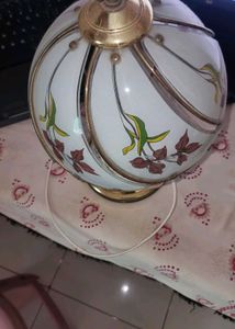 Vintage Floral Accent &#34;TOUCH&#34; Lamp