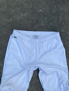 Lacoste White Track Pants