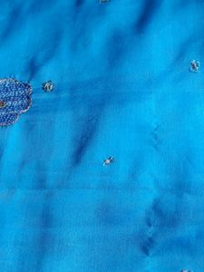 Old  Blue Saree For 1994