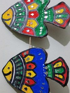 Fish Design Wall Decor 💐🐬🐬🐠🐠