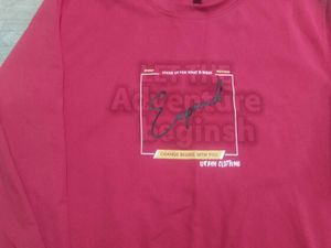 Red Colour Full hand T-shirt