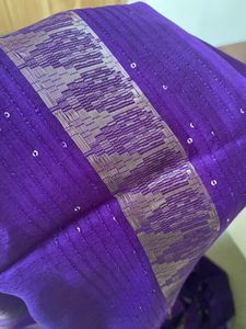 💜Purple dola Silk Saree💜 BRAND NEW