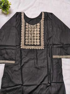 Elegant Black Kurta