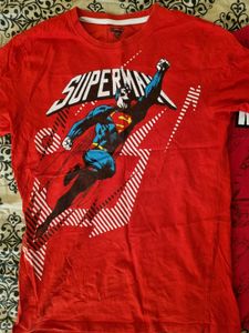 Kids Marvel And Superman Tshirt Set ✨️