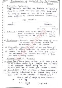 B.Tech AKTU Mechanical Engineering GATE Exam Notes