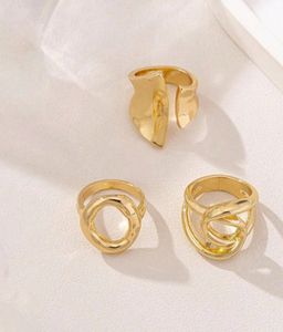 Gold Plated Set of 3 Stackable Finger Rings🎀🎀
