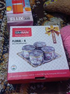 Simran Floral Container, Dryfruit Set, Deewali Gif