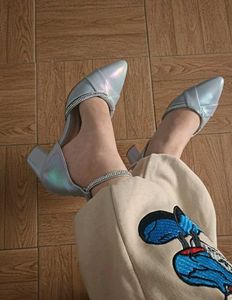 Elegant Silver Heels