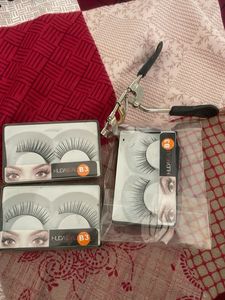 Huda Beauty False Eyelashes & Curler