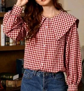 Y2K🎀 Checked Top