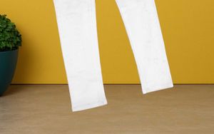 N@08 Size-32 White Denim Jeans