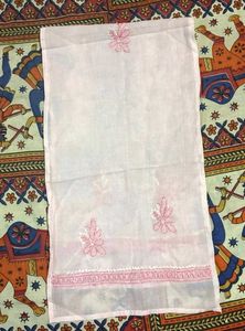 Light Pink Chikankari Cotton Suit Soft Set Elegant