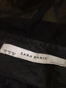 Zara One Shoulder Black Dress Size M(Bust 36-38)