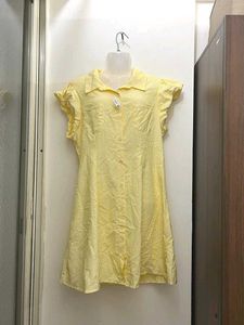 Cute Yellow Shirt Dress