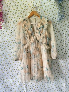 Floral Print Mini Dress