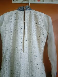 Nice Dress With Plazo Pant