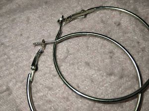 Silver Hoop Earrings