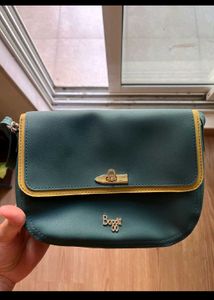 New Baggit Sling Bag In Unique Green Color