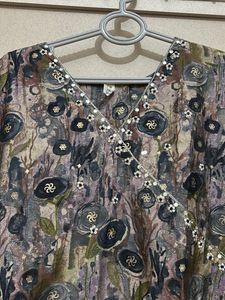 Elegant Floral Print Kurta Sets
