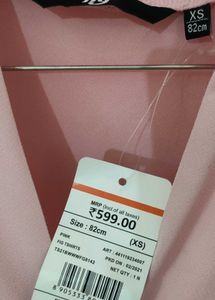 Pink V-Neck Blouse
