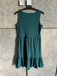 Ginger Eyelet Ruffle Hem Dress