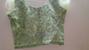 New Shiny Lemon Green Lehenga Choli