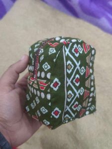 Patterned Drawstring Pouch