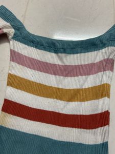 Striped Off-Shoulder Top