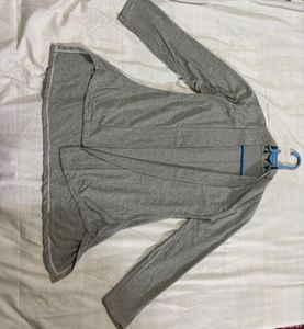 Pink Tank Top And Grey Jacket