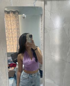 H&M Lilac Halter Neck