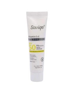 Sovige Vitamin C+E SPF 50 Sunscreen