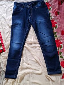 Unisex Dark Wash Denim Jeans