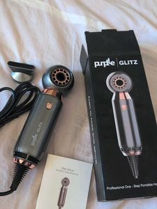 Purple Glitz Portable Hair Dryer New