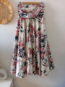 Floral Flared Summer Pants