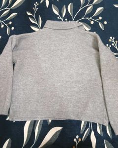 Gray Pullover Sweater