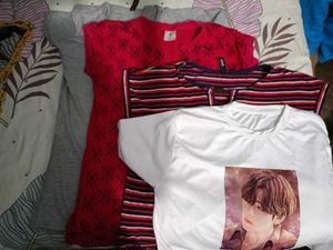 COTTON TSHIRTS - COMBO 4