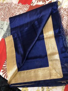 Navy Blue Festive Saree