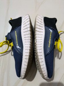 No Flaws Blue &amp; Yellow Boys Shoe