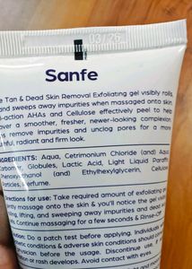 Sanfe Sealed Instant Tab Dead Skin Removal Exfolia